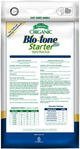 Espoma Organic Bio-Tone Starter Plus 4-3-3 Natural & Organic Starter Plant Food with Both Endo & Ecto Mycorrhizae; 25 lb. Bag; The Ultimate Starter Plant Food - Image 2