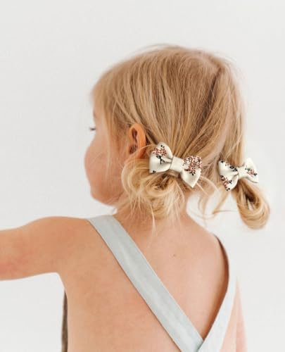 Cherssy Baby Girl Hair Ties with Bows, 24pcs Toddler Elastic Hair Bands - Image 7
