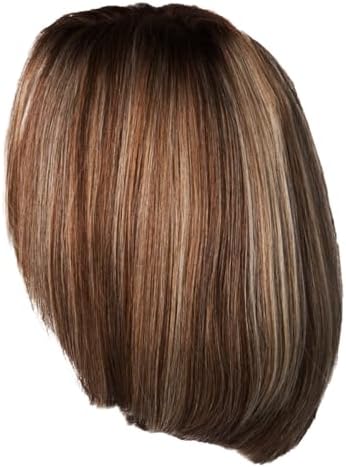 Raquel Welch Longing For London Luxurious Mid-Length Bob Cut Wig, Black Label Human Hair Collection by Hairuwear, Average Cap, RH25/27SS Shaded Butterscotch - Image 4