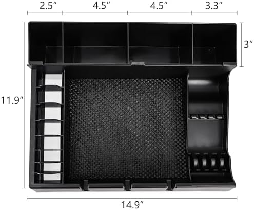 Hedume Hair Salon Styling Tools Organizer with Anti-Slip Mat, Detachable Multifunctional Stylist Tool Tray Organizer for Hair Brush, Combs, Clips, Scissor, Shaver, Clippers, Trimmers & Other Tools - Image 6