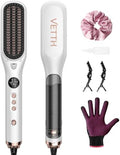 Hair Straightener Brush, Steam Straightening Brush for Women by VETTH