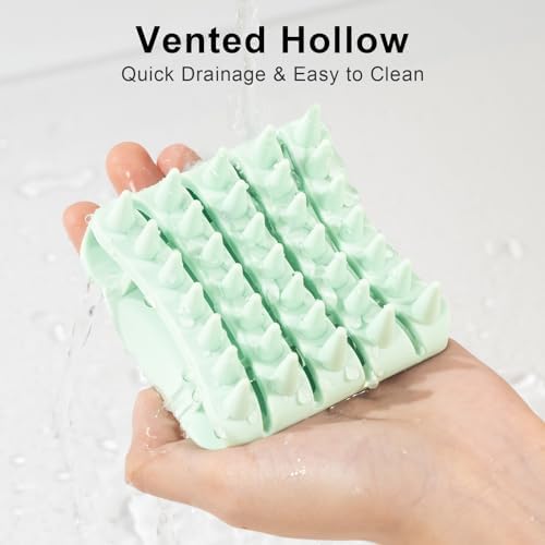RHOS Scalp Massager Shampoo Brush, Soft Silicone Scalp Scrubber - Image 4