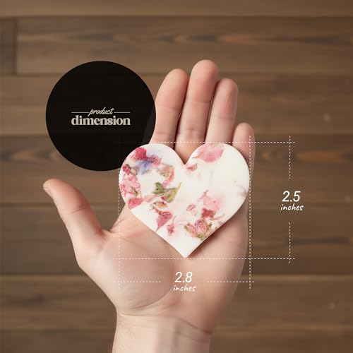 48 Favor Set, Pink Heart Gift Wrap Tags with Wildflower Seeds - Image 2