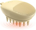 EKZ Vibrating Silicone Scalp Massager Shampoo Brush, Electric Hair Scrubber by EKZ
