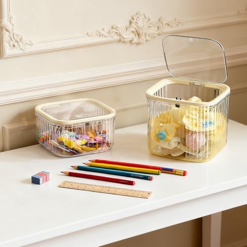 THMINS Hair Accessories Organizer for Girls, Small Plastic Storage Box - Image 6