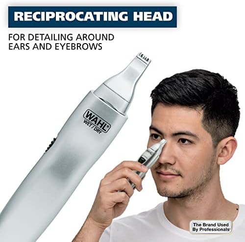 Wahl Battery Men’s Nose Hair Trimmer - Eyebrows, Neckline, Nose & Ear Hair - Image 3