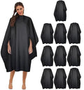 Black Professional Barber Cape Waterproof Hair Salon Cape with Metal Snap Closure Hair Cutting Cape by BSFHH