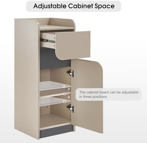 BarberPub Salon Spa Storage Cabinet with Drawer and Cabinet 2022 - Image 7