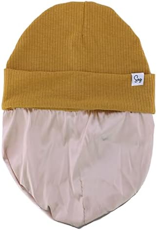 Jersey Beanie Hat for Newborn Baby Boys Girls Silky Satin Lined Hats Bonnet Toddler Infant Little Kids Beanies Caps - Image 4