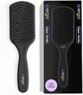 ERGO Super Gentle Mini Paddle Brush for Blow Drying - Hair Brushes for Women with Thick or Thin Hair - Dual Hairbrush for Women - Detangler Hair Brush - Gently Detangles Curly or Wet Hair - ERG750 by ergo