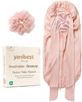 YANIBEST Silk Feeling Bonnet for Sleeping Women Satin Lined Braid Bonnet by yanibest