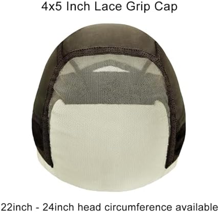 2 Pcs Wig Grip Cap for Women, 4x5-11x5 Transparent Lace Front Wig Caps for Glueless Wig, Non Slip Adjustable Grip Cap for Keeping Wigs In Place, Brown - Image 2