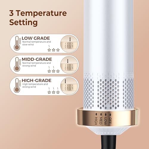 5 in 1 Blow Dryer Brush, Upgrade Hair Dryer Brush Air Curler Air Curl Wrap - Image 5