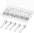 Gingbiss 60Pcs Double Prong Pin Curl Clips, 1.8 inch Duck Billed Hair Clips by Gingbiss