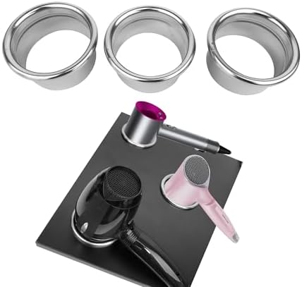 3.0 Inch 3pcs Open Hair Styling Dryer Appliance Tools Holder Tube Package Salon Station Hair Dryer Organizer Holder Tube by QUEESALN
