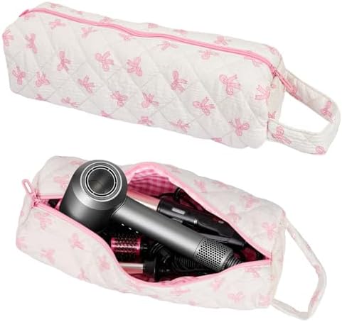 Quilted Hair Tools Travel Bag Compatible with Dyson Airwrap Shark FlexStyle by Canumer