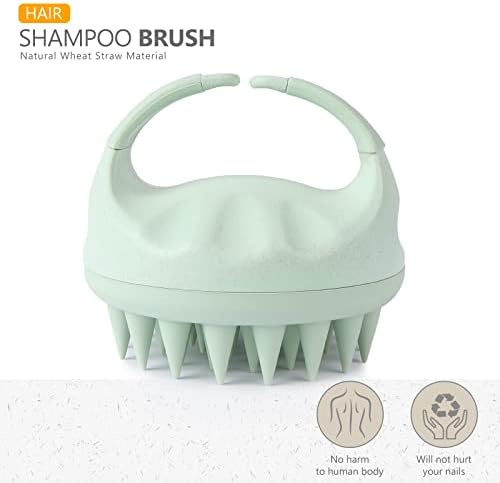 Sndyi 2 Pcs Scalp Massager Shampoo Brush, Scalp Scrubber with Soft Silicone Bristles, Scalp Exfoliator for Dandruff Removal, Scalp Massager for Hair Growth, Wet Dry Hair Brush for Scalp Care - Image 2