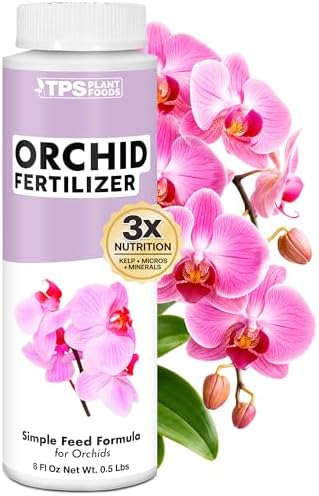 Orchid Fertilizer – Bloom Boosting Liquid Plant Food, 8 oz by TPSNutrients