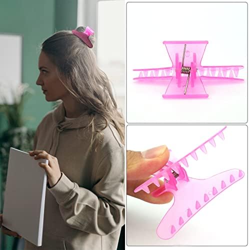 Ondder Hair Clips for Styling - Butterfly Clamps, Claw Clips, Pro Salon Hair Accessories for Women and Girls for Cutting, Coloring, and Hair Styling - Image 5