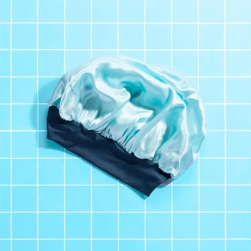 GIMME Beauty Sweet Dreams Satin Bonnet, Medium, Soft Blue, 1 Ct - Image 5