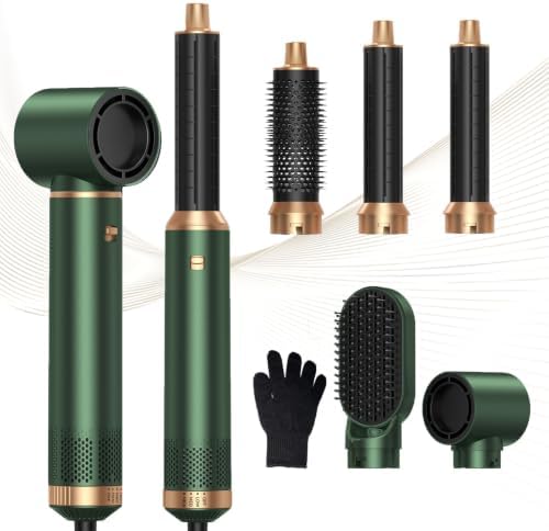 5 in 1 Blow Dryer Brush, Hair Dryer Brush Set Upgrade Hot Air Brush by TRYLATER