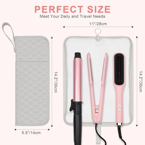 2-in-1 Heat Resistant Mat & Storage Bag for Hair Tools - Image 3