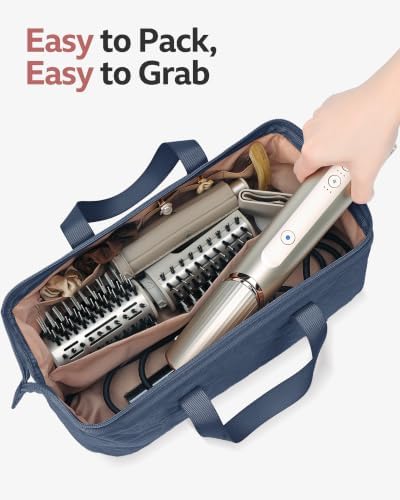 NISHEL Hair Tools Travel Bag Dryer Curling Iron Attachment Organizer Case - Image 2