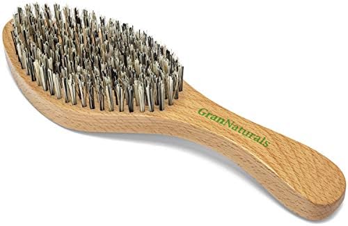 GranNaturals Extra Hard Wave Brush - Curved Boar & Extra Hard Nylon Bristle Hair Brush for 360 Waves - Image 4