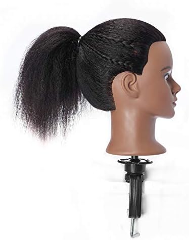 Hairingrid Mannequin Head 16"-18" 100% Real Hair Training Manikin Head - Image 5