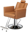 OmySalon Salon Chair for Hair Stylist, Reclining Barber Chair Hairdressing Styling Chair with Adjustable headrest, Beauty Shampoo Barbershop Furniture by OmySalon