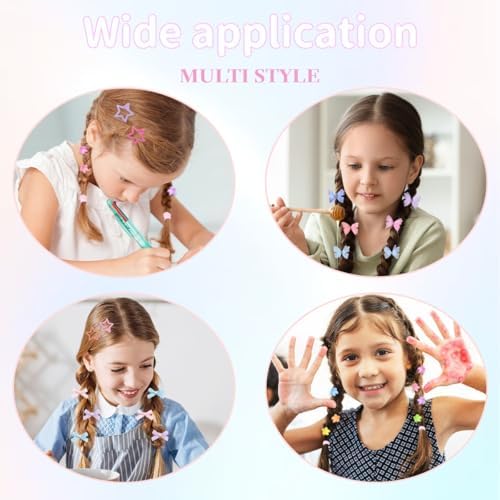 900 PCS Colorful Hair Ties for Girls Hair Accessories Set - Image 6