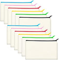 Legigo Blank Canvas Bags Zipper Pouch Makeup Bags Pencil Pouch Bulk by Legigo