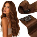 LaaVoo Hair Extensions Clip Ins, Long Straight Auburn, 20 Inch by LaaVoo