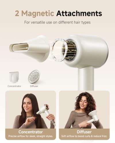 High-Speed Hair Dryer with Diffuser, 110k RPM Ionic Blow Dryer - Image 7