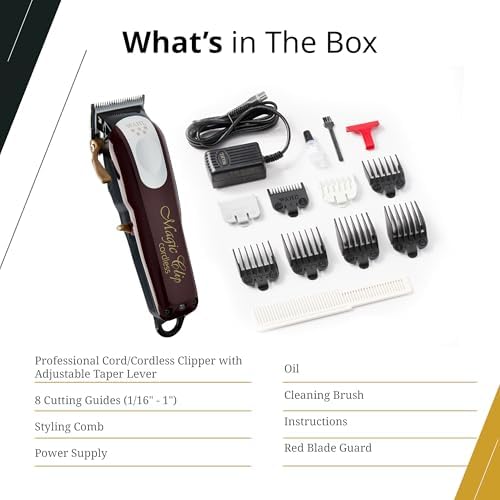 Wahl Professional 5 Star Magic Clip Cordless Clipper, Stagger-Tooth Blade - Image 5