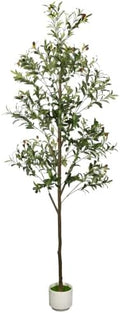 7FT Artificial Olive Tree Indoor Tall Faux with Planter by LuceAlberi