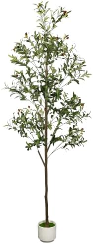 7FT Artificial Olive Tree Indoor Tall Faux with Planter by LuceAlberi