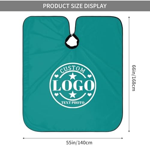 Custom Barber Cape Customized Haircut Capes Logo Text Photo Salon Hairdressing Apron for Home and Barbershop - Image 5