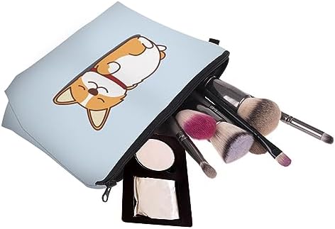 Deanfun Small Makeup Case - Cute and Waterproof Cosmetic Bag for Women(Corgi D5-55061) - Image 5