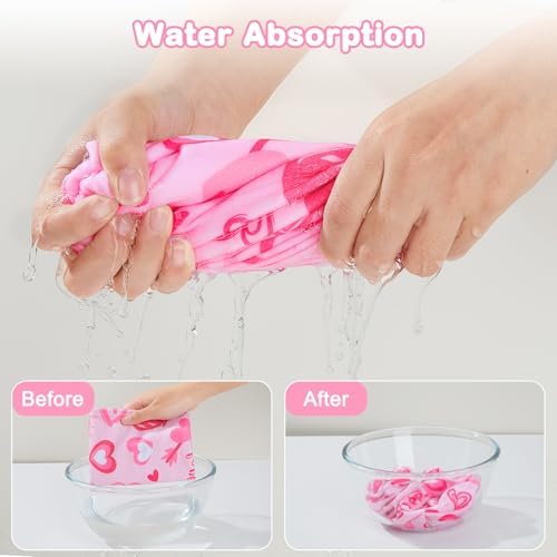 FIOBEE Microfiber Hair Towel Wrap for Kid Girls Rapid Drying Hair Turbans - Image 3