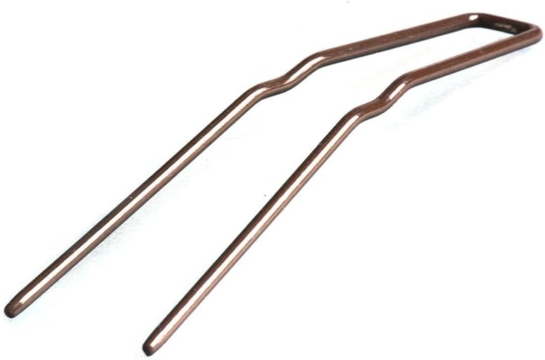 Hairpins for Bun ROCST Bobby Pins Clips for Ballet Woman girl Hairdressing salon 24pcs (2inch, Brown 24pcs) - Image 2