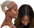 MILANO COLLECTION WiGrip Comfort Band with 9 Pack Nylon Wig Cap Liners Combo, Non-Slip Velvet Wig Band & 9 Elastic Caps, Adjustable, One Size Fits All, Nude by MILANOCOLLECTION