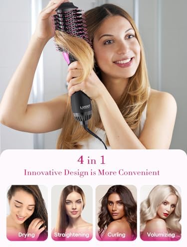 Hair Blow Dryer Brush 2.4 in Hot Air Styler for Volumizing Smooth Blowouts - Image 2