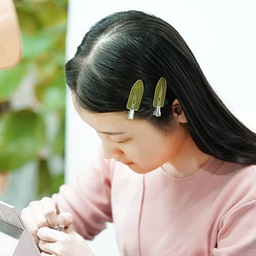 Wobe 24 Pcs Creaseless Hair Clips for Women, Translucent Pink Blue Yellow - Image 6