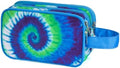 Tie Dye Toiletry Bag for Girls, Travel Toiletry Bag for Teen Girls Cosmetic Bag Makeup Bag Waterproof Hanging Wash Bag Toiletries, Blue by Vipdeal