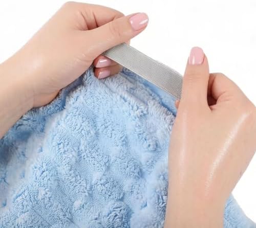Super Soft Microfiber Hair Towels 2-Pack Lage Size (24x42 inch) for Women - Image 5