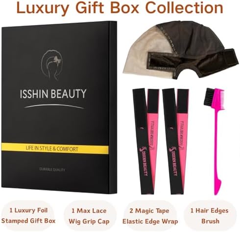 Isshin Beauty Wig Grip Cap for Glueless Wigs: Ear cutouts 11x5 Wide Lace - Image 6