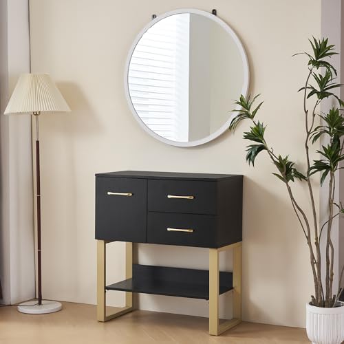 BarberPub Styling Station, Wall Mount Storage Cabinet 3185 (Black) - Image 2
