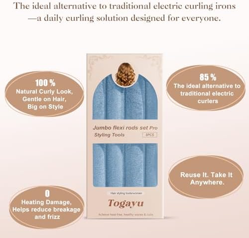 Heatless Curls Overnight Set for Long Hair, No Damage Hair - Image 4
