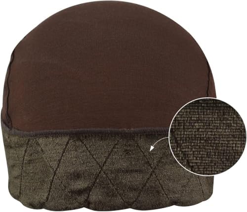 Wig Grip Cap for Women Non Slip with Wig Grip Band 2-in-1 Adjustable Bamboo Fiber Wig Caps for Women (Dark Brown) - Image 2